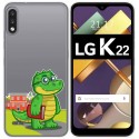 Funda Gel Transparente para Lg K22 diseño Coco Dibujos