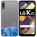 Funda Gel Transparente para Lg K22 diseño Hipo Dibujos