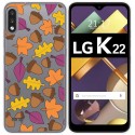 Funda Gel Transparente para Lg K22 diseño Otoño Dibujos