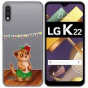 Funda Gel Transparente para Lg K22 diseño Suricata Dibujos