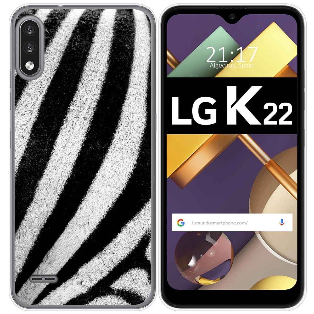 Funda Gel Tpu para Lg K22 diseño Animal 02 Dibujos