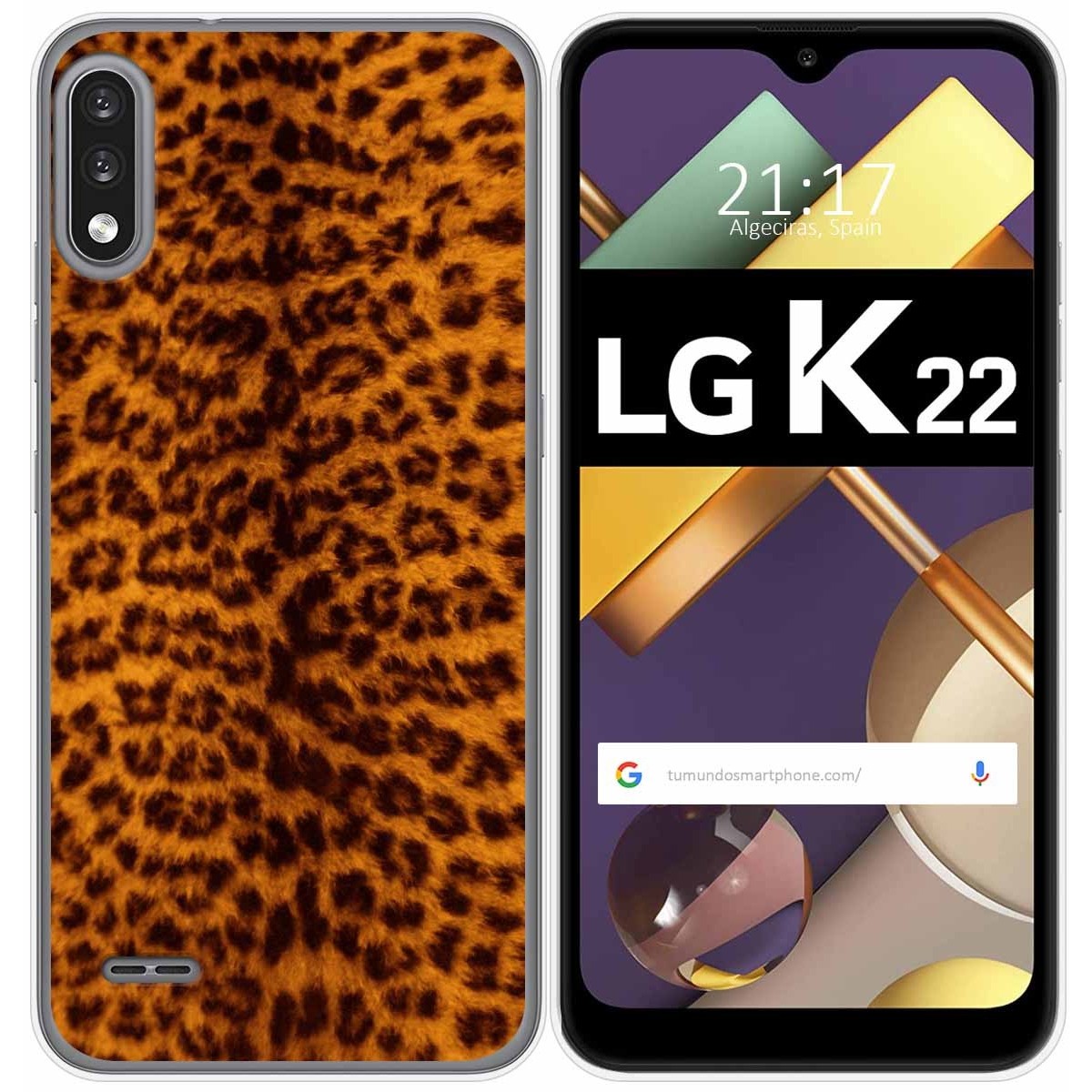 Funda Gel Tpu para Lg K22 diseño Animal 03 Dibujos