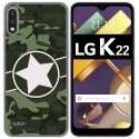 Funda Gel Tpu para Lg K22 diseño Camuflaje 01 Dibujos