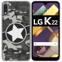 Funda Gel Tpu para Lg K22 diseño Camuflaje 02 Dibujos