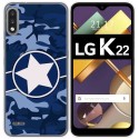 Funda Gel Tpu para Lg K22 diseño Camuflaje 03 Dibujos