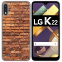 Funda Gel Tpu para Lg K22 diseño Ladrillo 04 Dibujos
