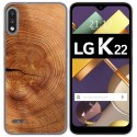Funda Gel Tpu para Lg K22 diseño Madera 04 Dibujos