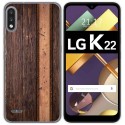 Funda Gel Tpu para Lg K22 diseño Madera 05 Dibujos
