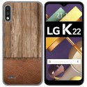 Funda Gel Tpu para Lg K22 diseño Madera 09 Dibujos