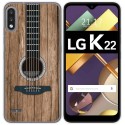 Funda Gel Tpu para Lg K22 diseño Madera 11 Dibujos