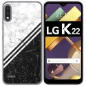 Funda Gel Tpu para Lg K22 diseño Mármol 01 Dibujos