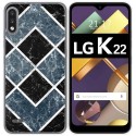 Funda Gel Tpu para Lg K22 diseño Mármol 06 Dibujos