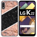 Funda Gel Tpu para Lg K22 diseño Mármol 07 Dibujos