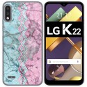 Funda Gel Tpu para Lg K22 diseño Mármol 08 Dibujos