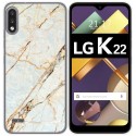 Funda Gel Tpu para Lg K22 diseño Mármol 13 Dibujos