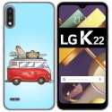 Funda Gel Tpu para Lg K22 diseño Furgoneta Dibujos
