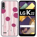 Funda Gel Tpu para Lg K22 diseño Flores Vintage Dibujos
