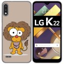 Funda Gel Tpu para Lg K22 diseño Leon Dibujos