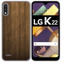 Funda Gel Tpu para Lg K22 diseño Madera Dibujos