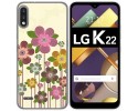 Funda Gel Tpu para Lg K22 diseño Primavera En Flor Dibujos