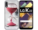 Funda Gel Tpu para Lg K22 diseño Reloj Dibujos