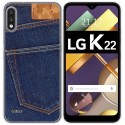 Funda Gel Tpu para Lg K22 diseño Vaquero Dibujos