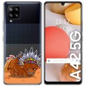 Funda Gel Transparente para Samsung Galaxy A42 5G diseño Bufalo Dibujos