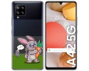 Funda Gel Transparente para Samsung Galaxy A42 5G diseño Conejo Dibujos