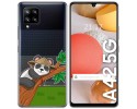 Funda Gel Transparente para Samsung Galaxy A42 5G diseño Panda Dibujos