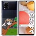 Funda Gel Transparente para Samsung Galaxy A42 5G diseño Panda Dibujos