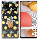 Funda Gel Transparente para Samsung Galaxy A42 5G diseño Piña Dibujos