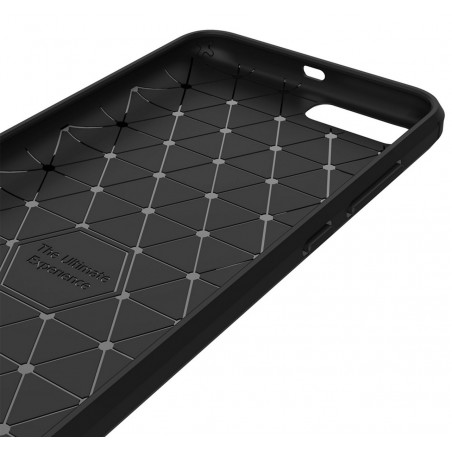 Funda Gel Tpu Tipo Carbon Negra para Xiaomi Mi6