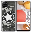 Funda Gel Tpu para Samsung Galaxy A42 5G diseño Camuflaje 02 Dibujos