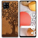 Funda Gel Tpu para Samsung Galaxy A42 5G diseño Cuero 03 Dibujos