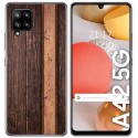 Funda Gel Tpu para Samsung Galaxy A42 5G diseño Madera 05 Dibujos