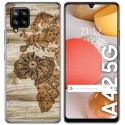 Funda Gel Tpu para Samsung Galaxy A42 5G diseño Madera 07 Dibujos