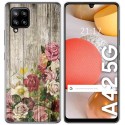 Funda Gel Tpu para Samsung Galaxy A42 5G diseño Madera 08 Dibujos