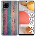 Funda Gel Tpu para Samsung Galaxy A42 5G diseño Madera 10 Dibujos