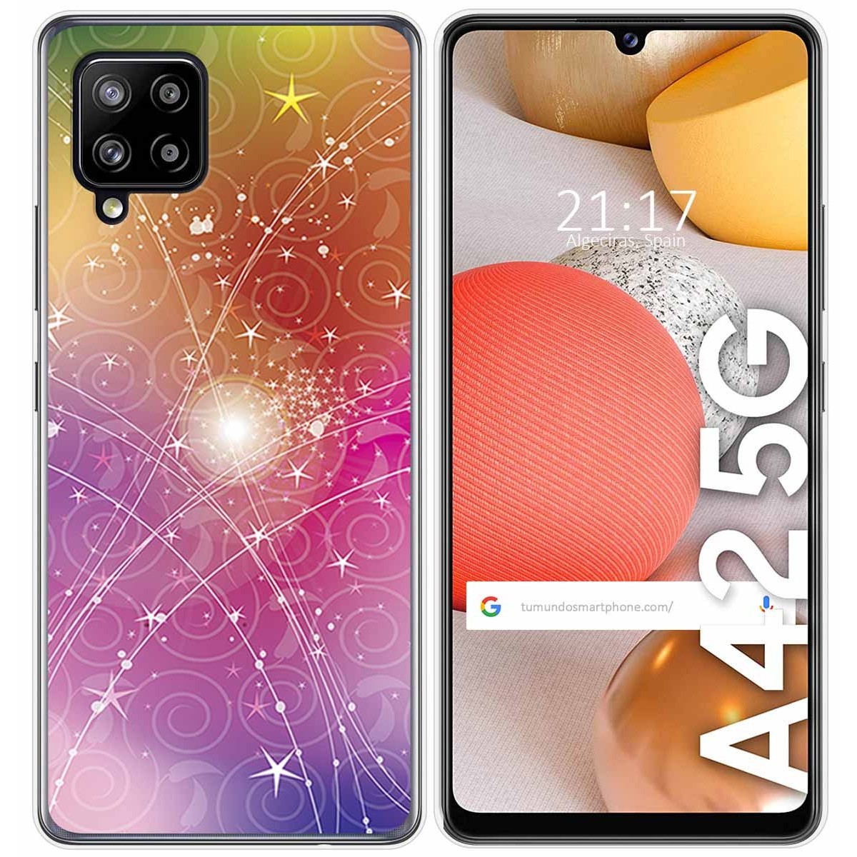 Funda Gel Tpu para Samsung Galaxy A42 5G diseño Abstracto Dibujos