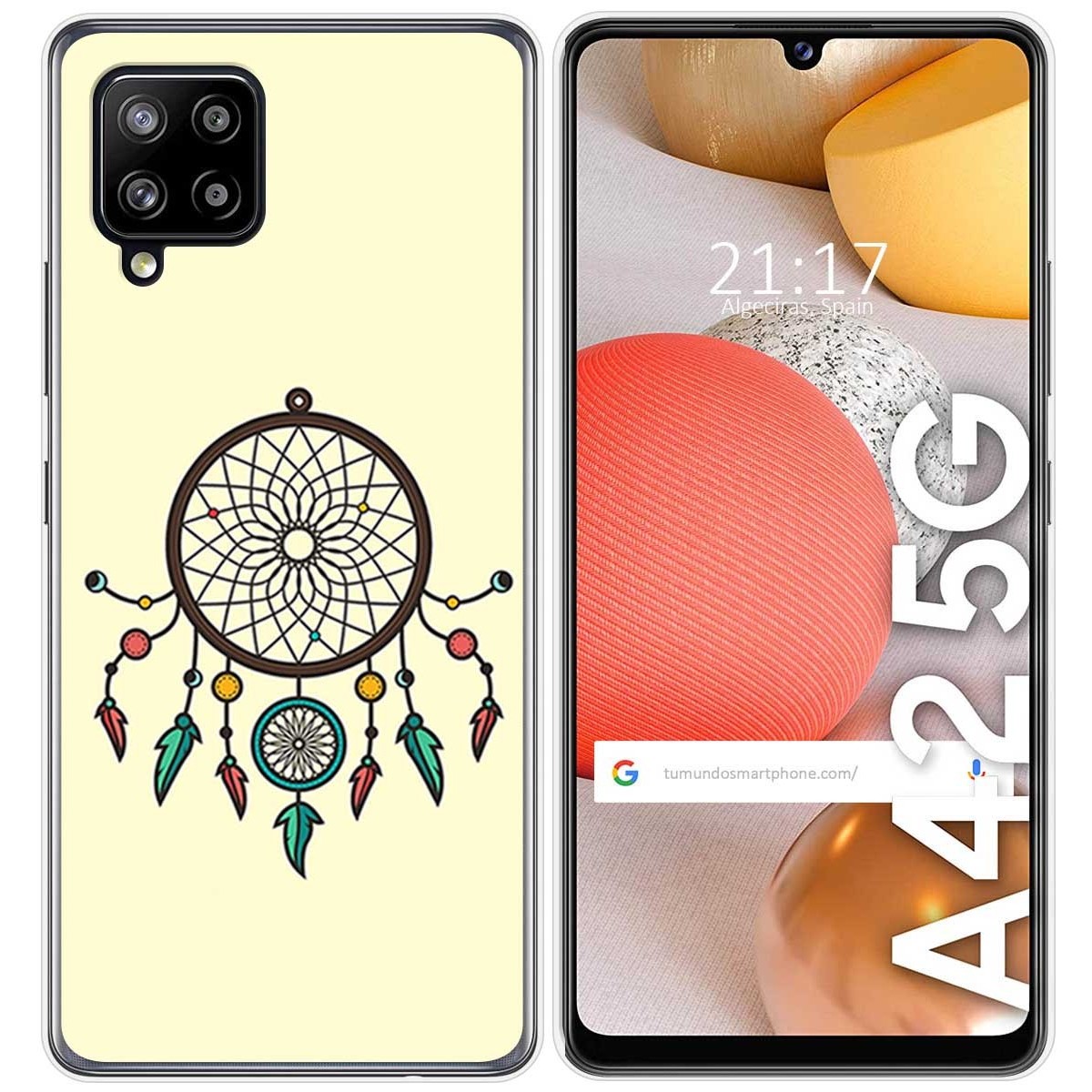 Funda Gel Tpu para Samsung Galaxy A42 5G diseño Atrapasueños Dibujos