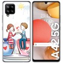 Funda Gel Tpu para Samsung Galaxy A42 5G diseño Café Dibujos
