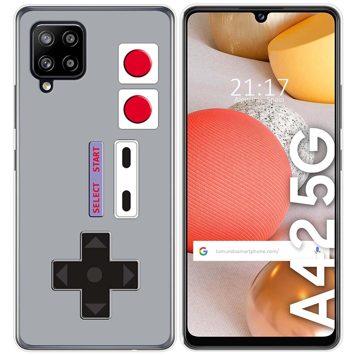 Funda Gel Tpu para Samsung Galaxy A42 5G diseño Consola Dibujos