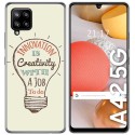 Funda Gel Tpu para Samsung Galaxy A42 5G diseño Creativity Dibujos