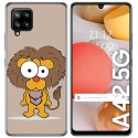 Funda Gel Tpu para Samsung Galaxy A42 5G diseño Leon Dibujos