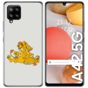 Funda Gel Tpu para Samsung Galaxy A42 5G diseño Leones Dibujos