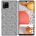 Funda Gel Tpu para Samsung Galaxy A42 5G diseño Letras Dibujos