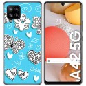 Funda Gel Tpu para Samsung Galaxy A42 5G diseño Mariposas Dibujos