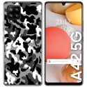 Funda Gel Tpu para Samsung Galaxy A42 5G diseño Snow Camuflaje Dibujos