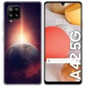 Funda Gel Tpu para Samsung Galaxy A42 5G diseño Tierra Dibujos