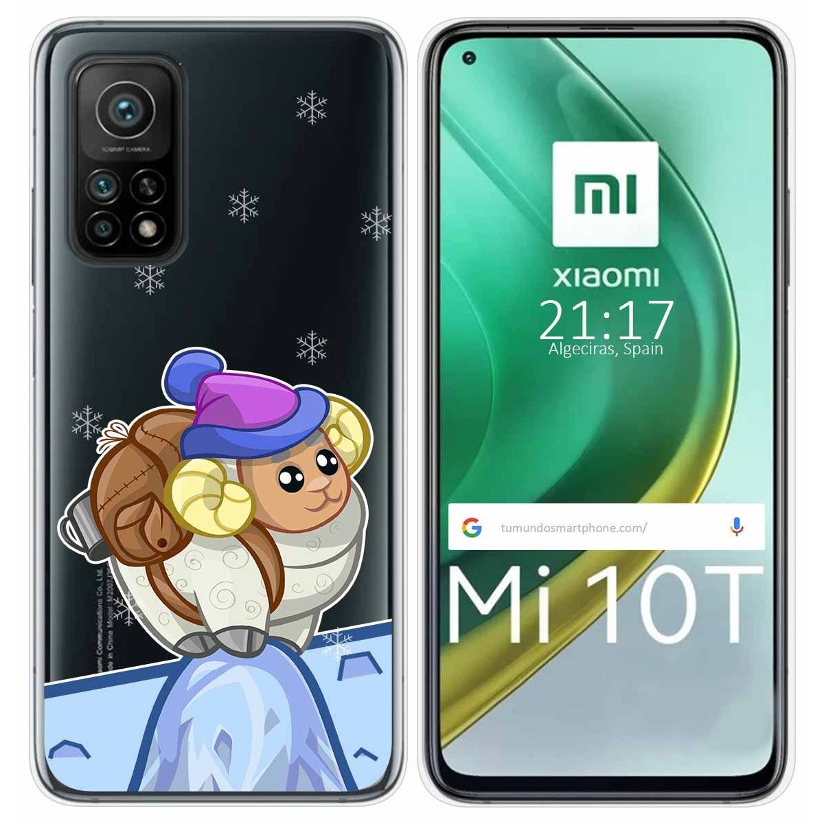 Funda Gel Transparente para Xiaomi Mi 10T / 10T Pro diseño Cabra Dibujos